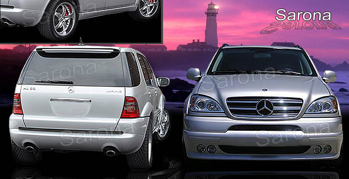 Custom Mercedes ML  SUV/SAV/Crossover Body Kit (1998 - 2001) - $1690.00 (Manufacturer Sarona, Part #MB-106-KT)